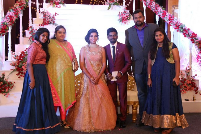 Dharankumar and Deekshitha Wedding Reception Stills